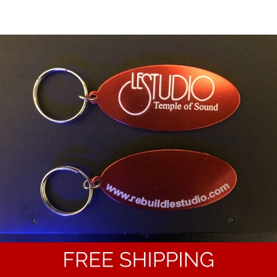 Le Studio KeyTag Red TOS White